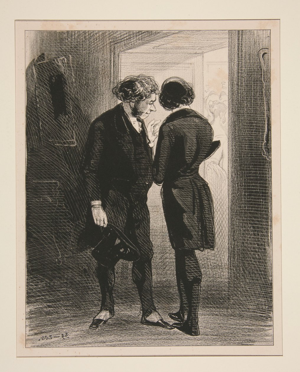 Voyez-vous la! au second quadrille... - Paul Gavarni