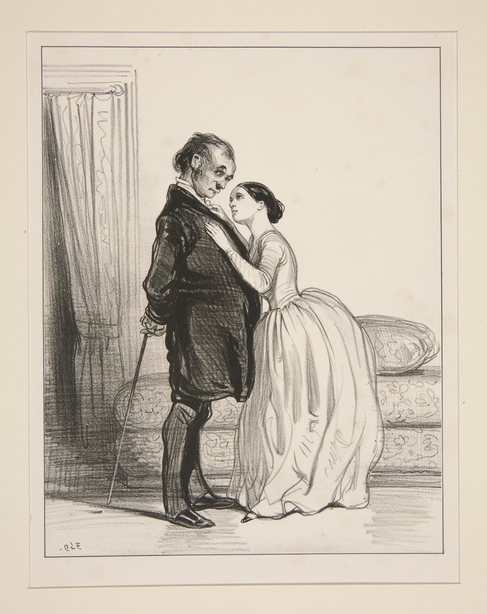 Voyons! Theodore! nous ne sommes... - Paul Gavarni