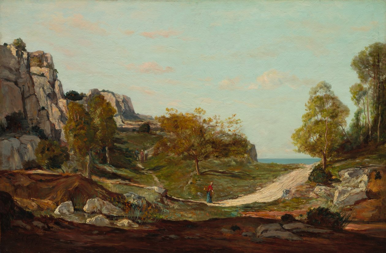 Landscape at Saint-André, Near Marseilles - Paul Guigou