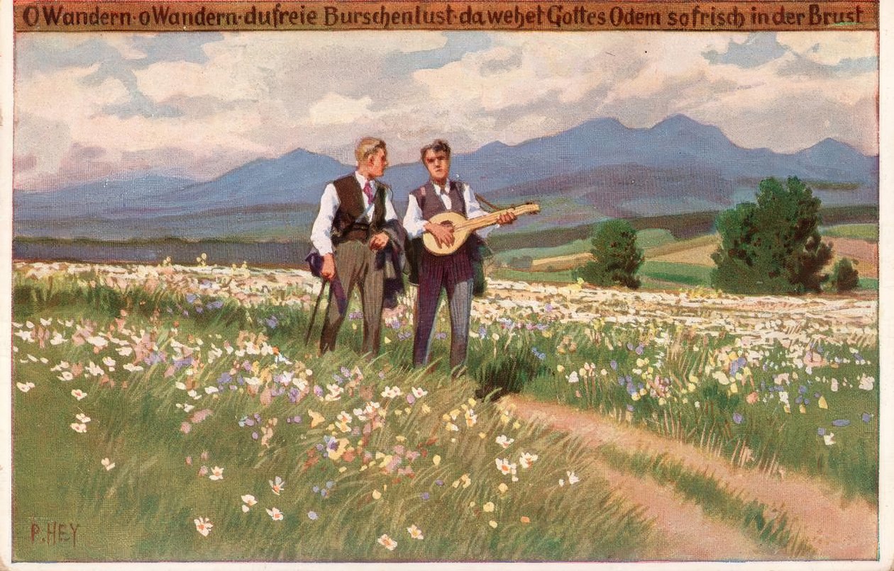 Ô marche, ô marche, libre plaisir de garçon (...) - Paul Hey