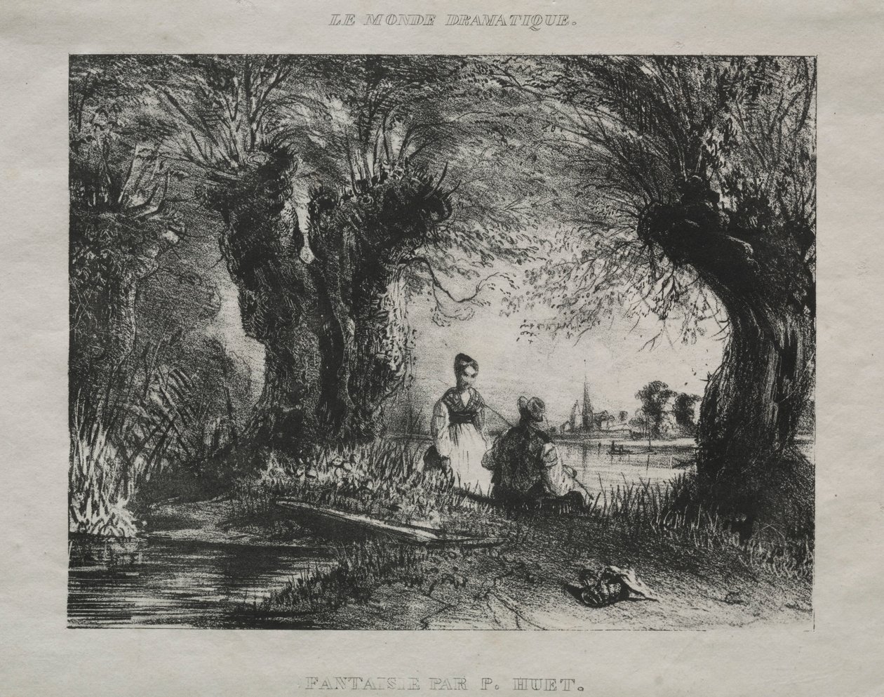 Fantaisie, 1836 - Paul Huet