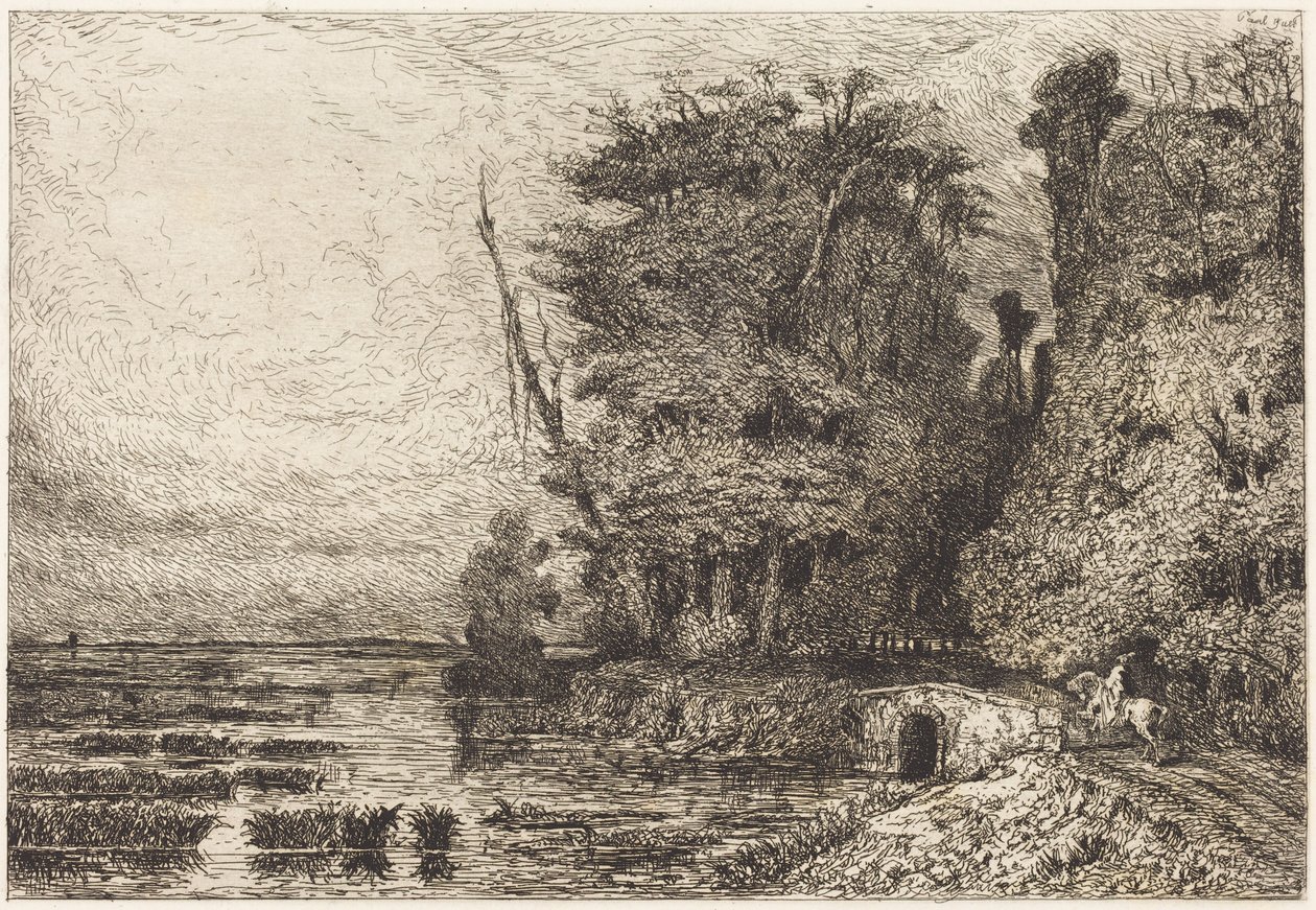 Orage à la fin du jour - Paul Huet