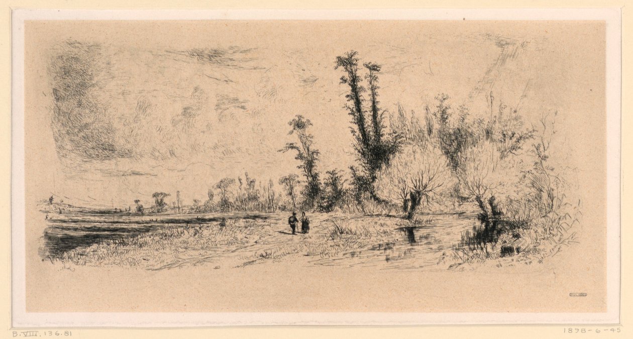 Saulée aux environs de Paris - Paul Huet