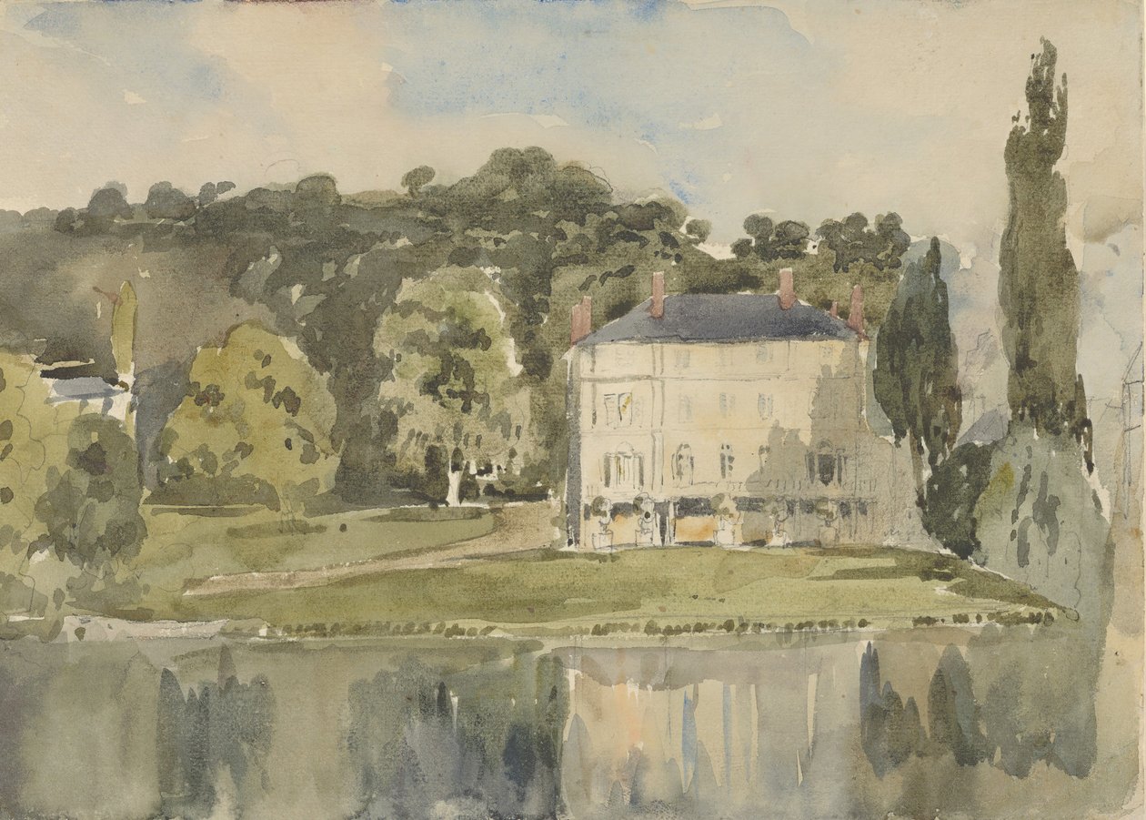 Vue du château de Folembray, vers 1831 - Paul Huet
