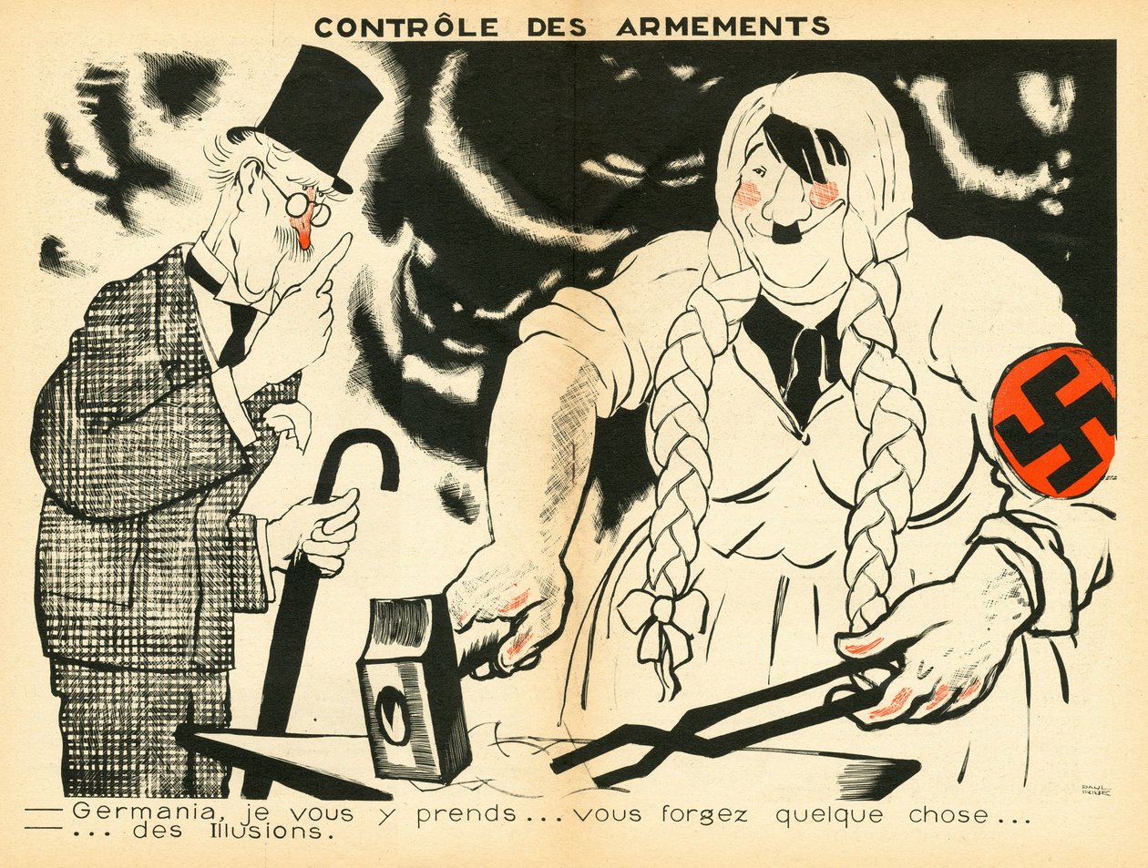 Le Témoin, Satirique en Couleurs - Paul Iribe
