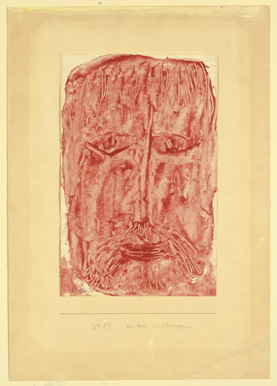 Un Homme de Douleurs - Paul Klee