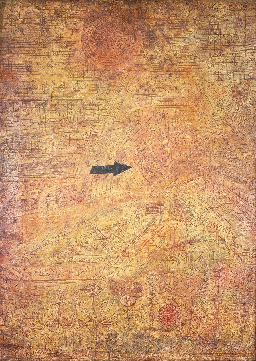 Arrow in the Garden (Flèche dans un jardin) - Paul Klee