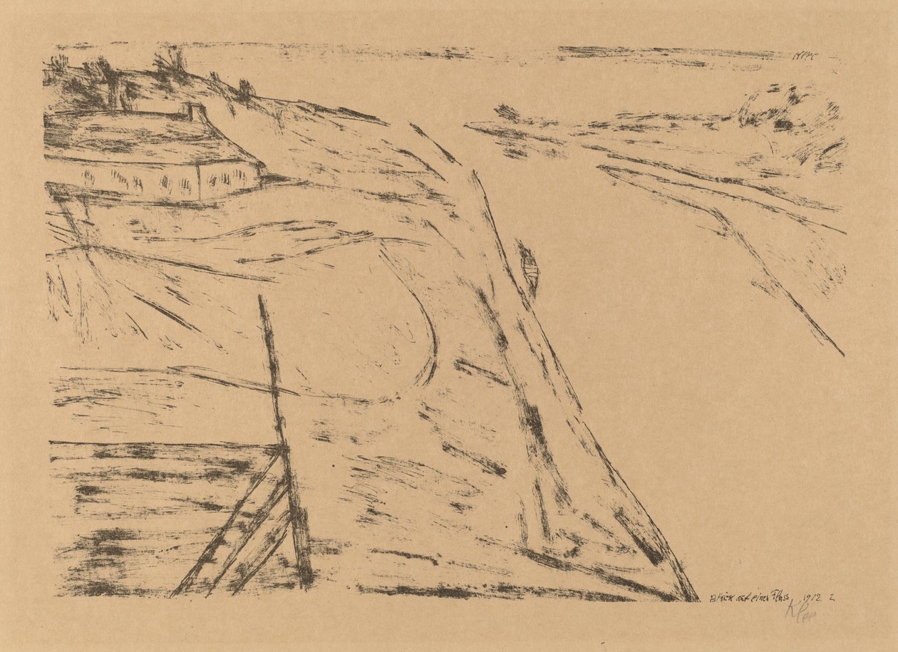 Vue sur une rivière - Paul Klee