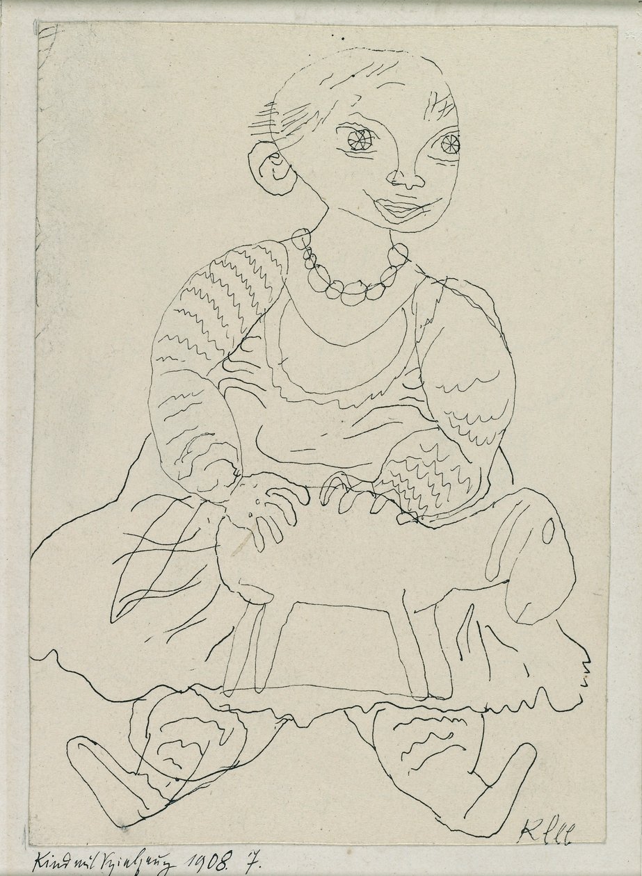 Enfant avec un jouet - Paul Klee
