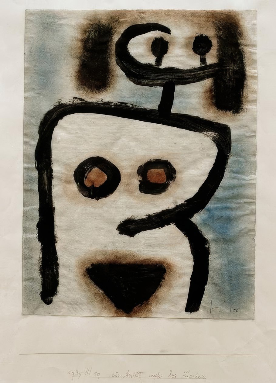Un visage aussi du corps - Paul Klee