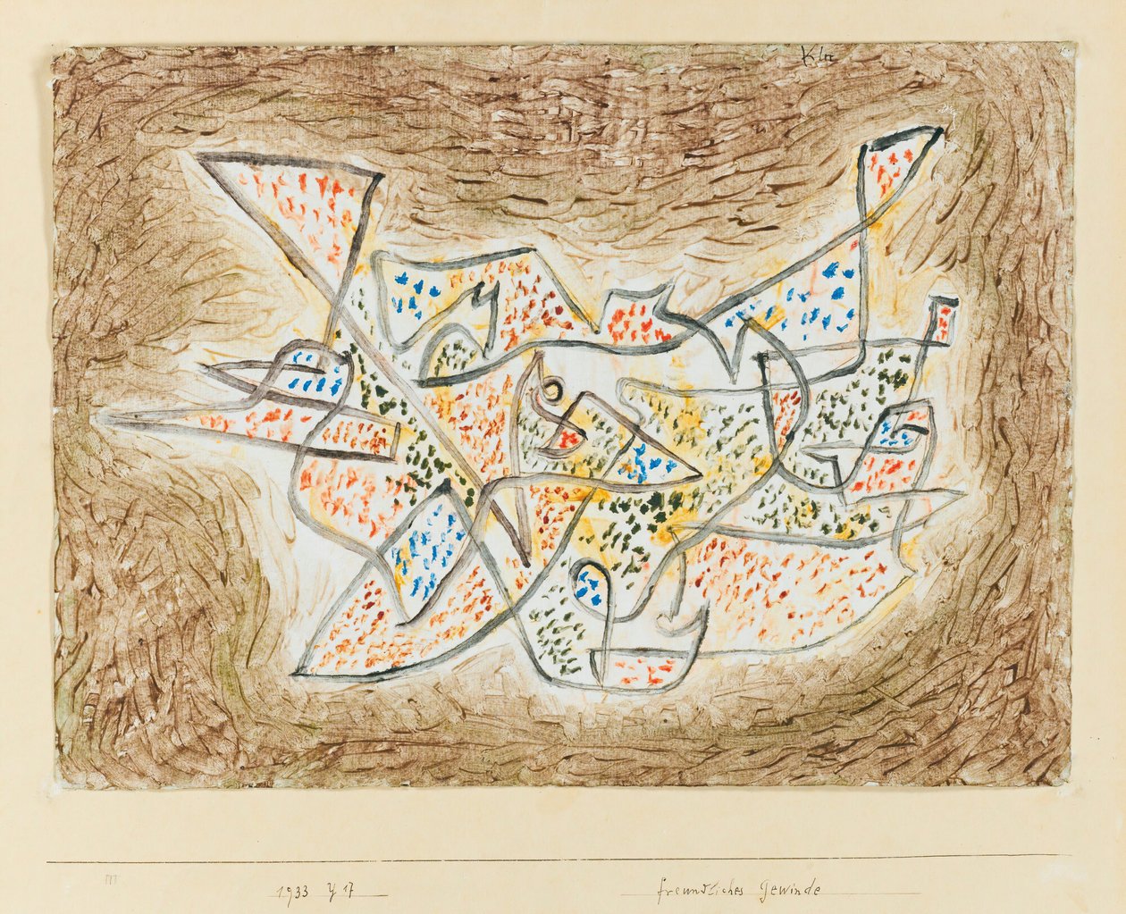 Freundliches Gewinde, 1933 - Paul Klee