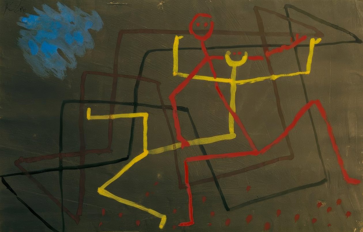Le jaune succombe - Paul Klee