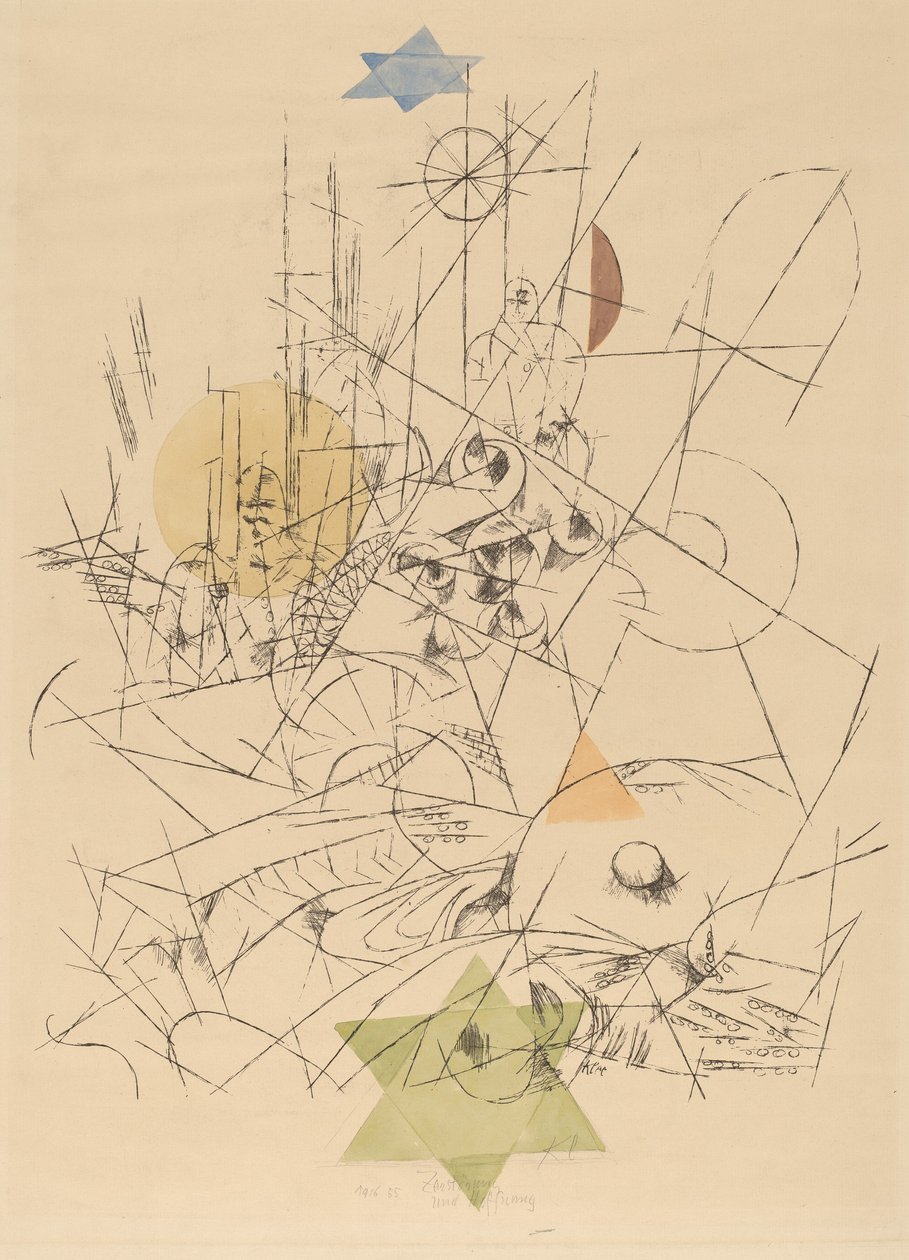 Espoir et destruction, 1916 - Paul Klee