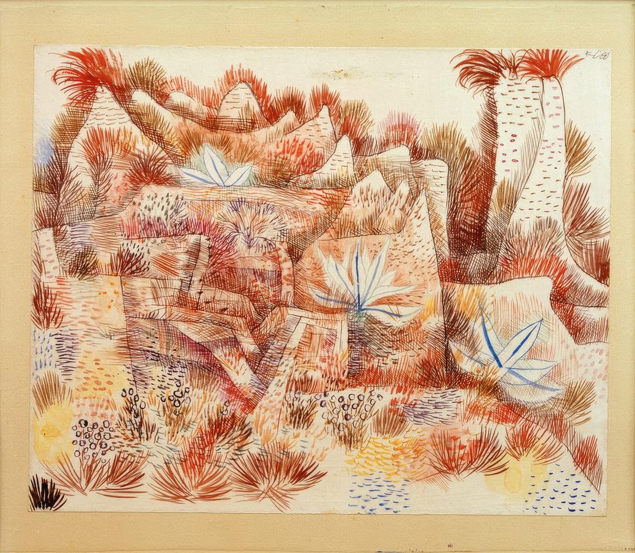 Paysage avec agaves - Paul Klee