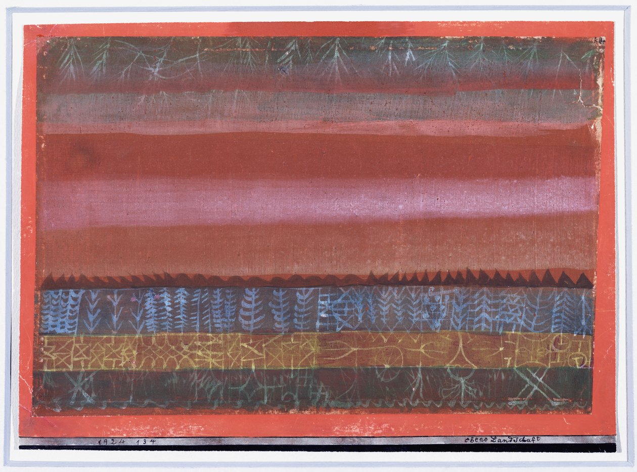 Paysage en couches - Paul Klee