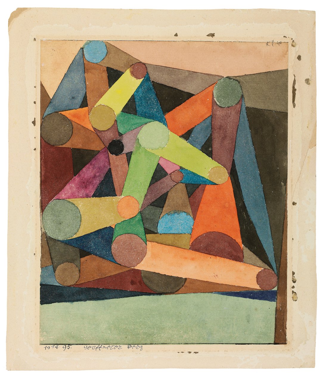 Montagne ouverte - Paul Klee