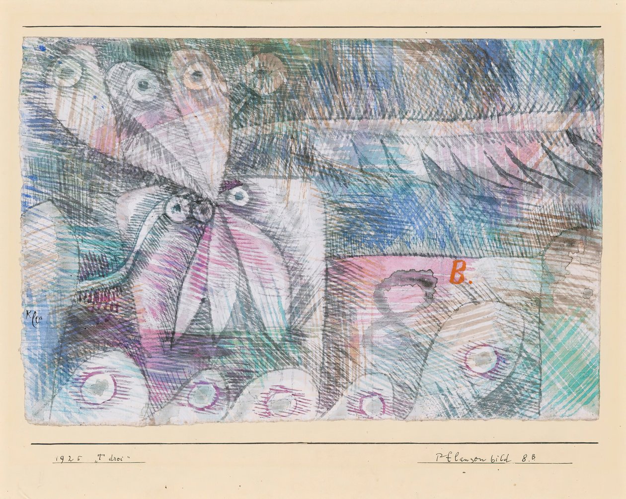 Pflanzen Bild 8.B. - Paul Klee