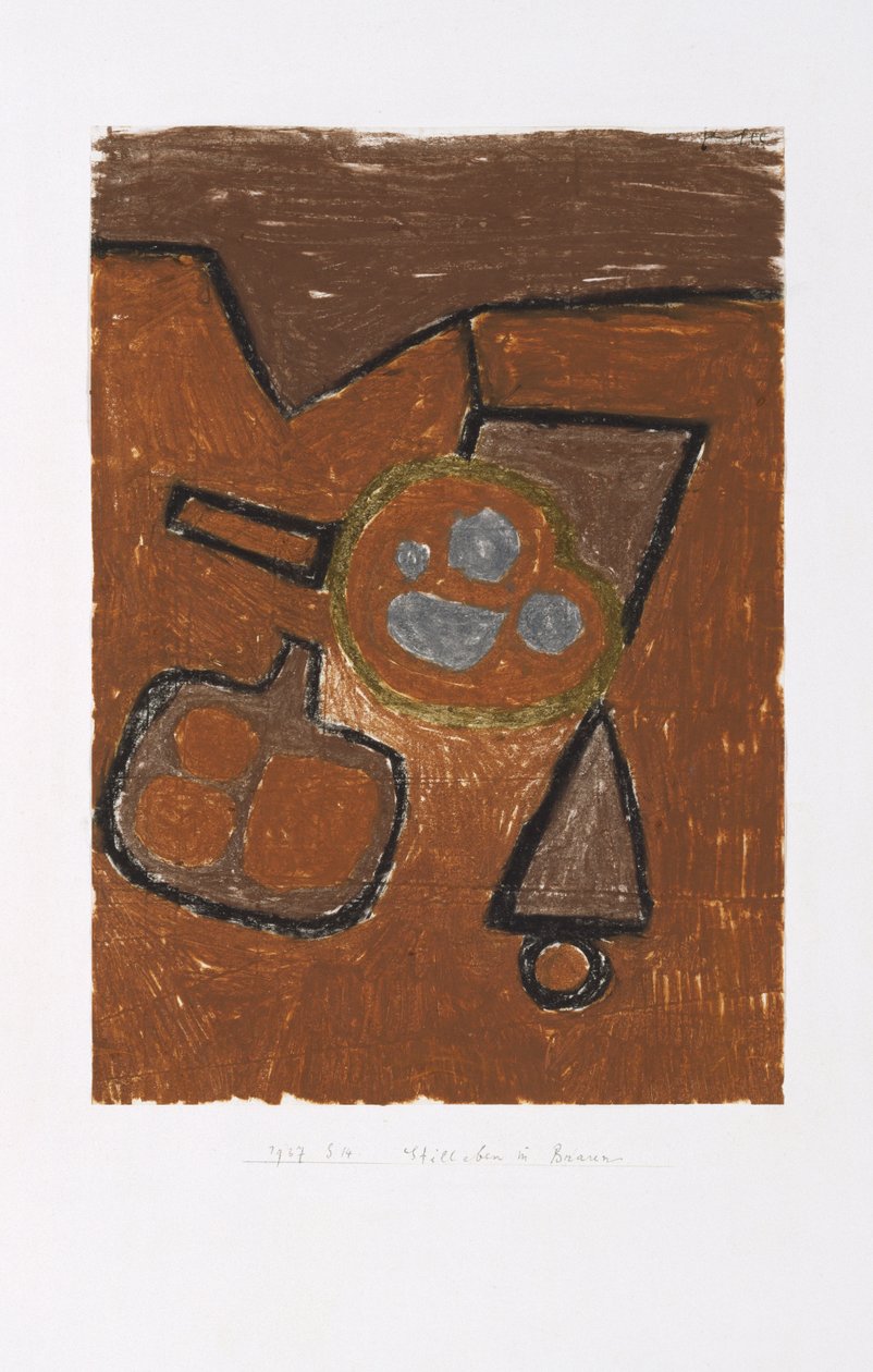 Nature morte en brun - Paul Klee