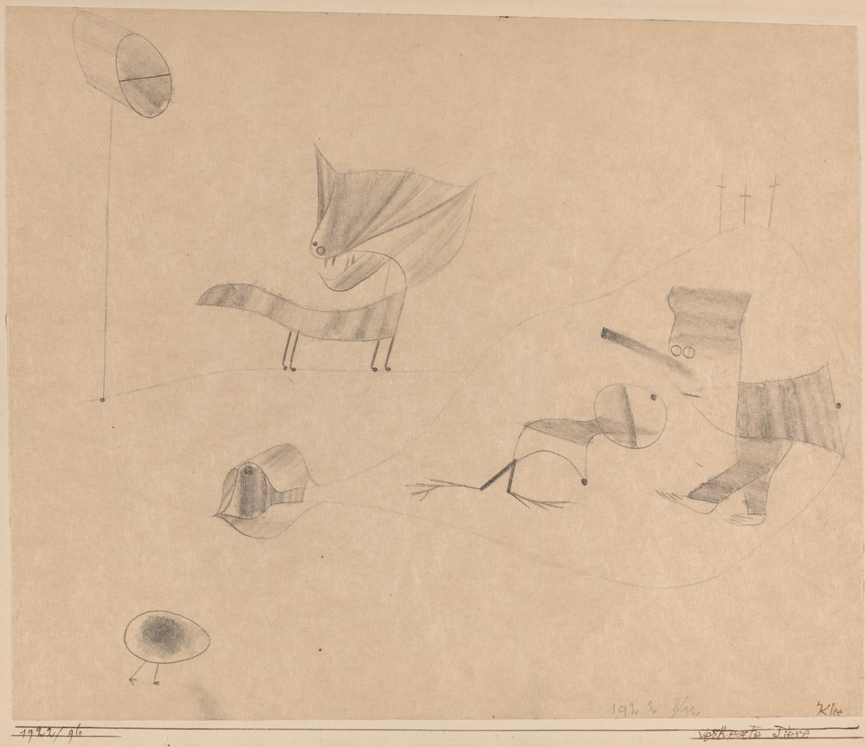 Animaux ensorcelés - Paul Klee