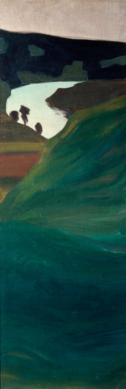 Vue de la vallée de la rivière Aar - Paul Klee