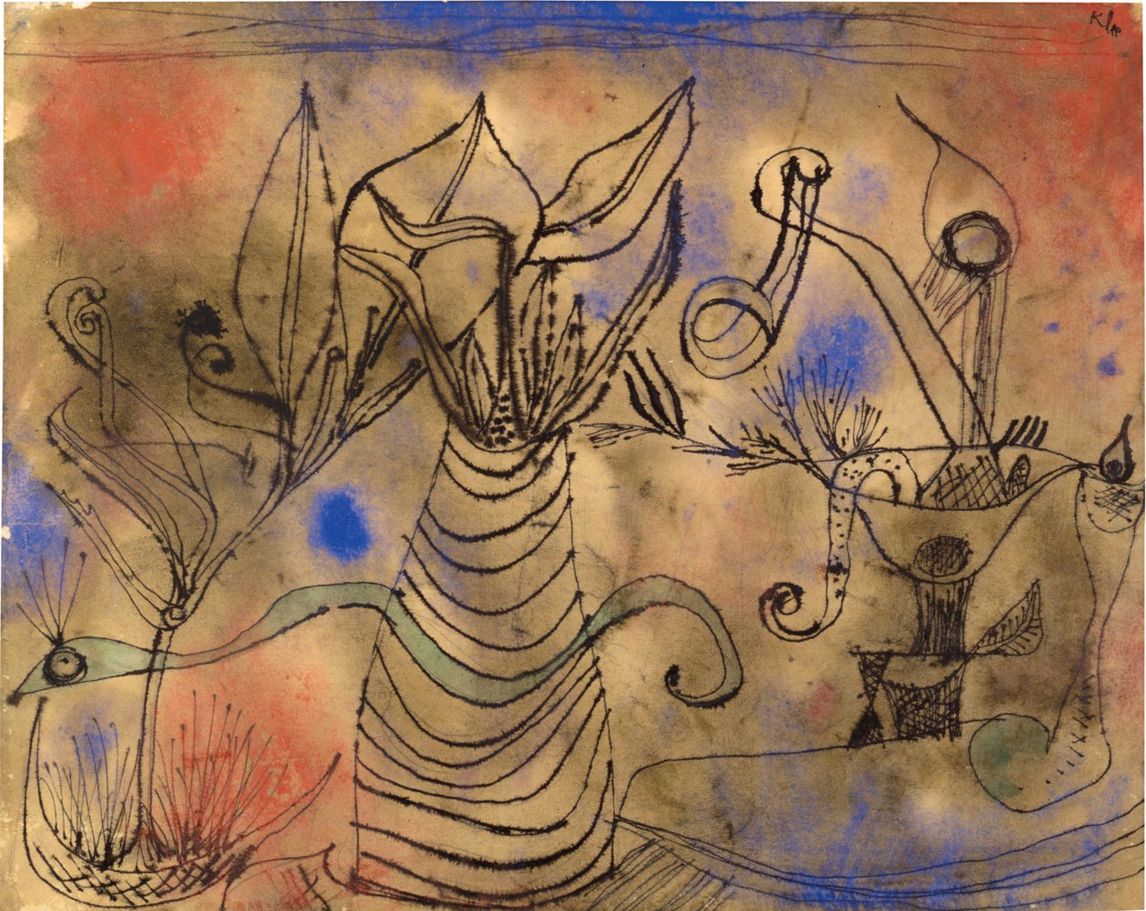 Avec le serpent, 1924 - Paul Klee