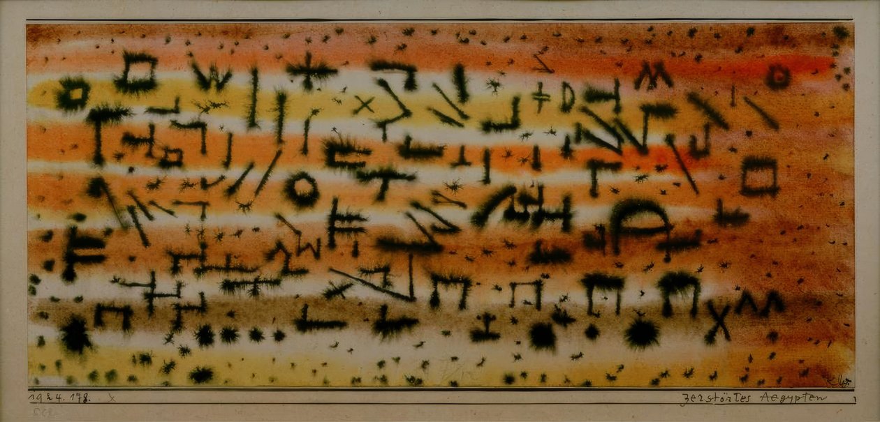 Égypte détruite - Paul Klee