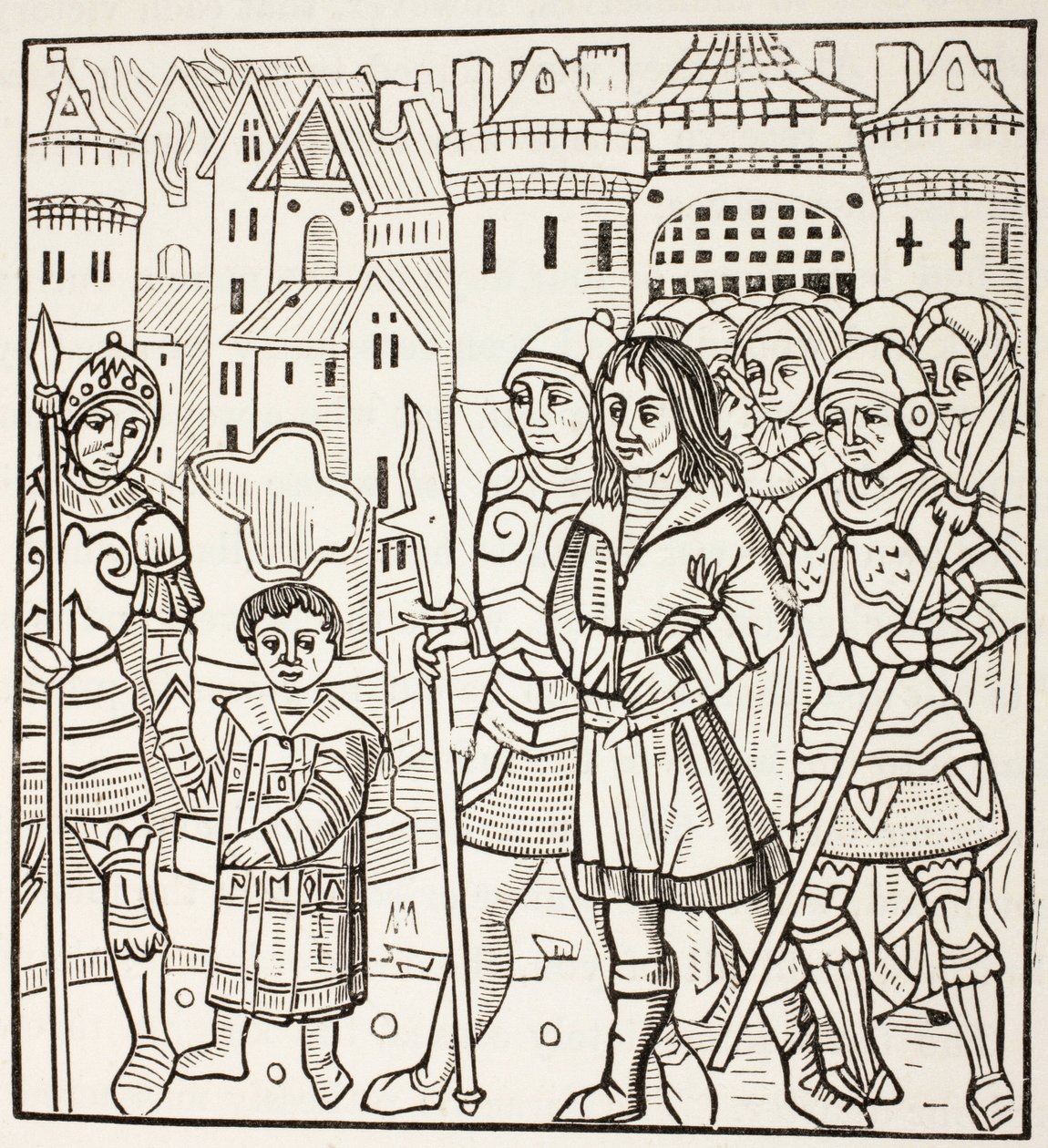 Le roi Saint-Louis, Louis Ix de France, et ses deux frères, Alphonse et Charles, sont capturés par les Sarrasins après la bataille de Fariskur, en avril 1250, au cours de la septième croisade. - Paul Lacroix