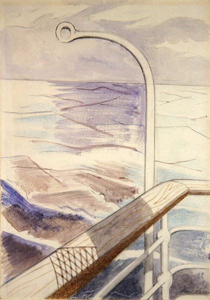 Balustrade de navire - Paul Nash