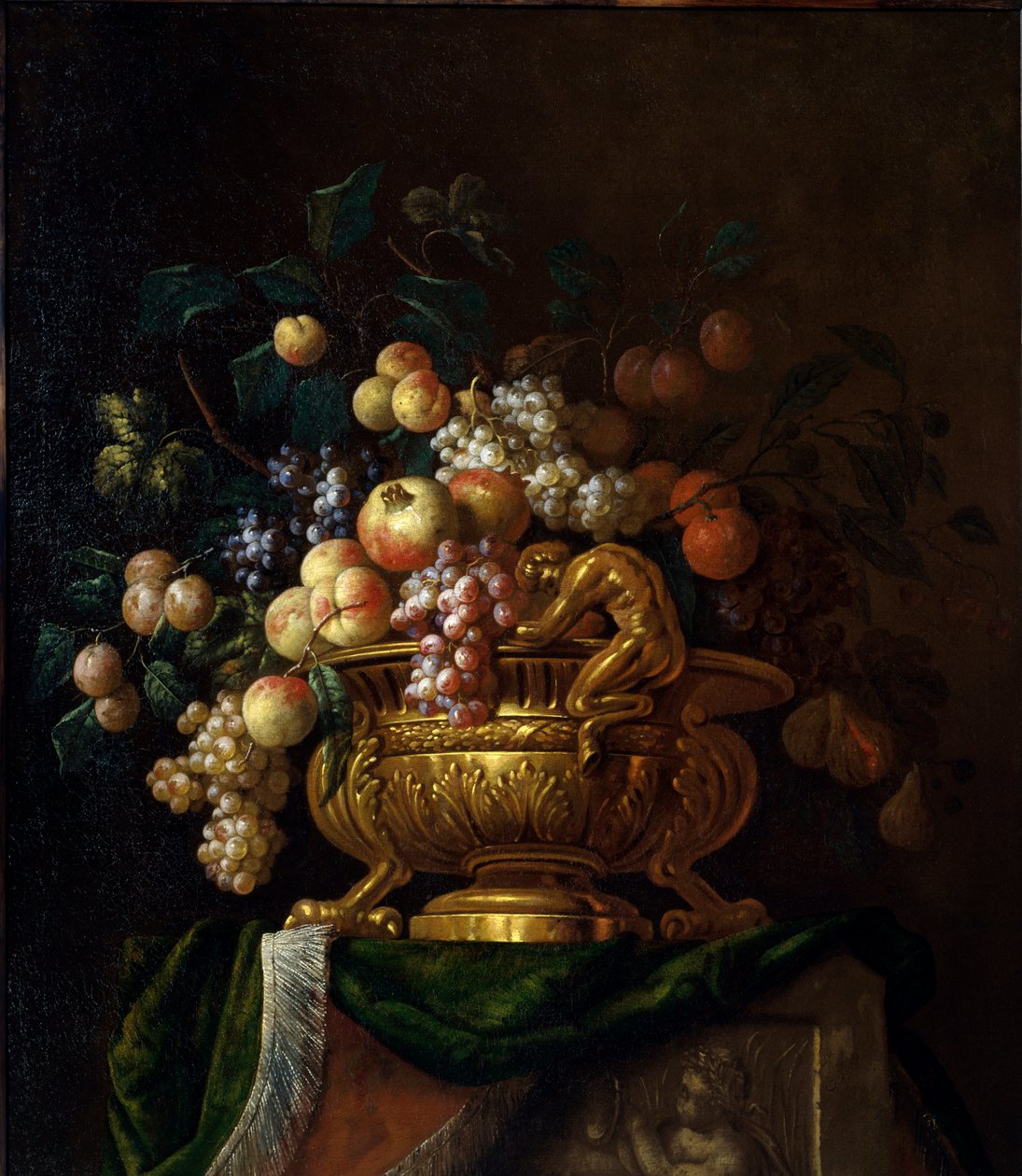 Nature morte avec vase et grenades - Paul Pillement