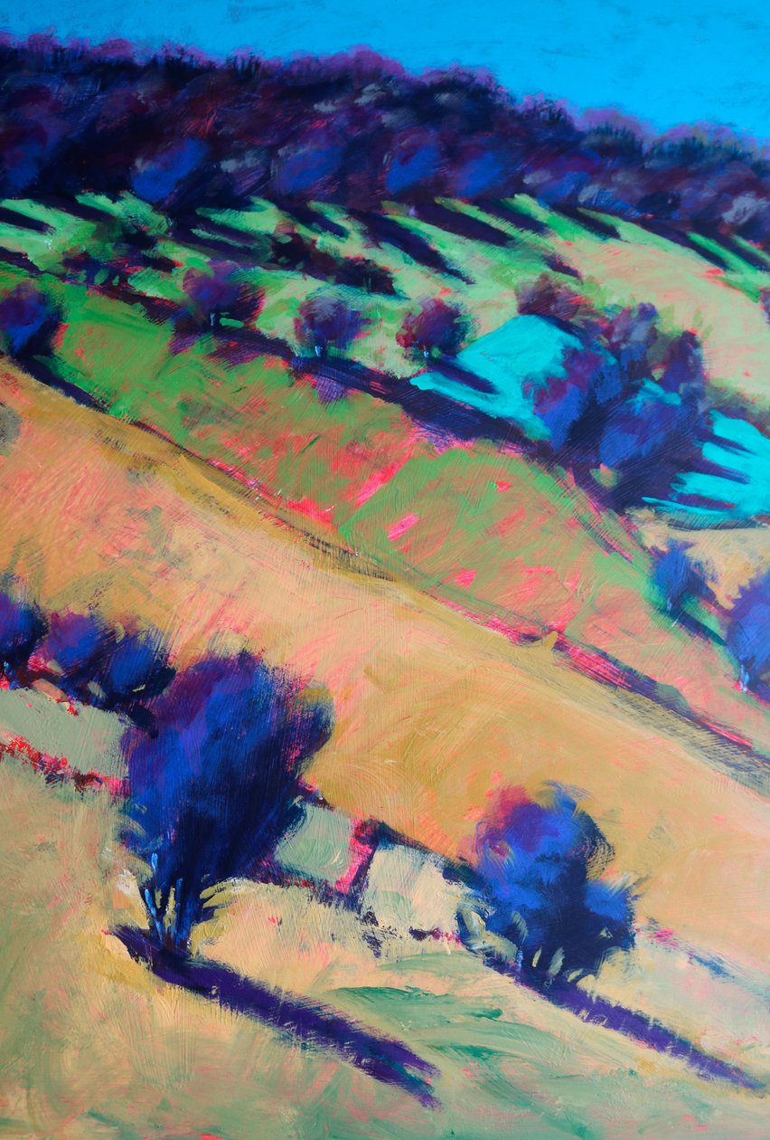 Barrowwake (Détail #1), 2025 (acrylique sur panneau) - Paul Powis
