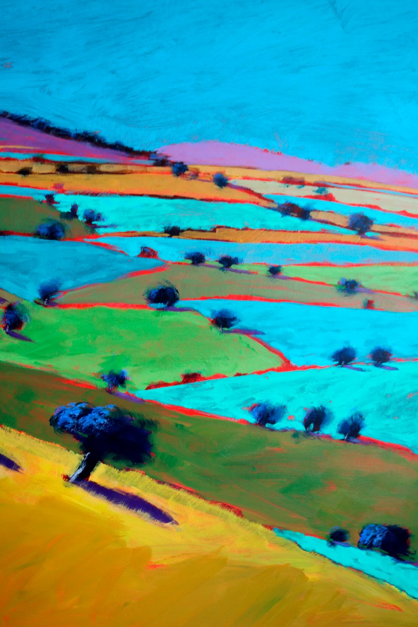 Broadway #3 (détail), 2024 (acrylique sur panneau) - Paul Powis