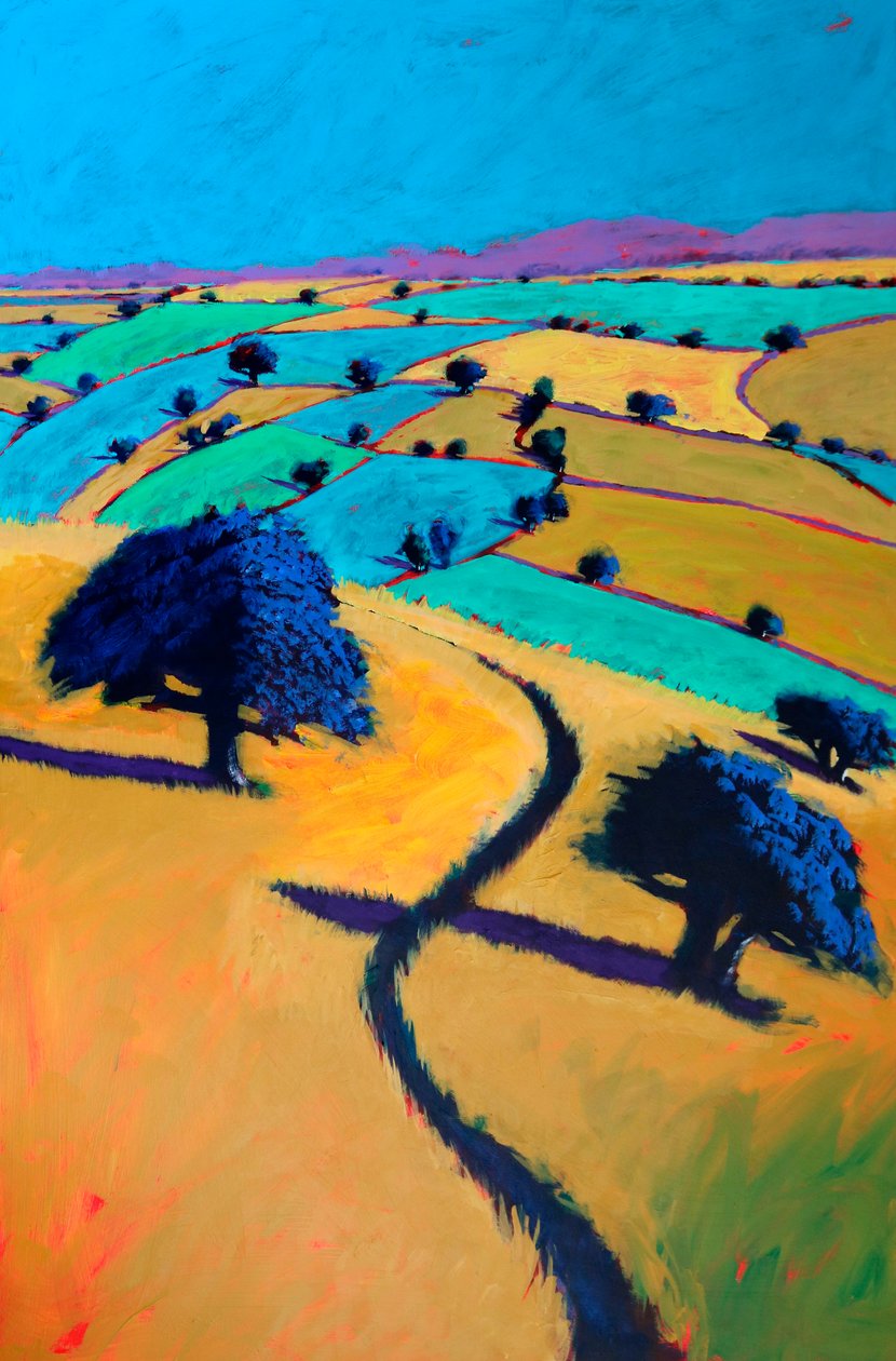 De la tour Broadway, 2024 (acrylique sur panneau) - Paul Powis