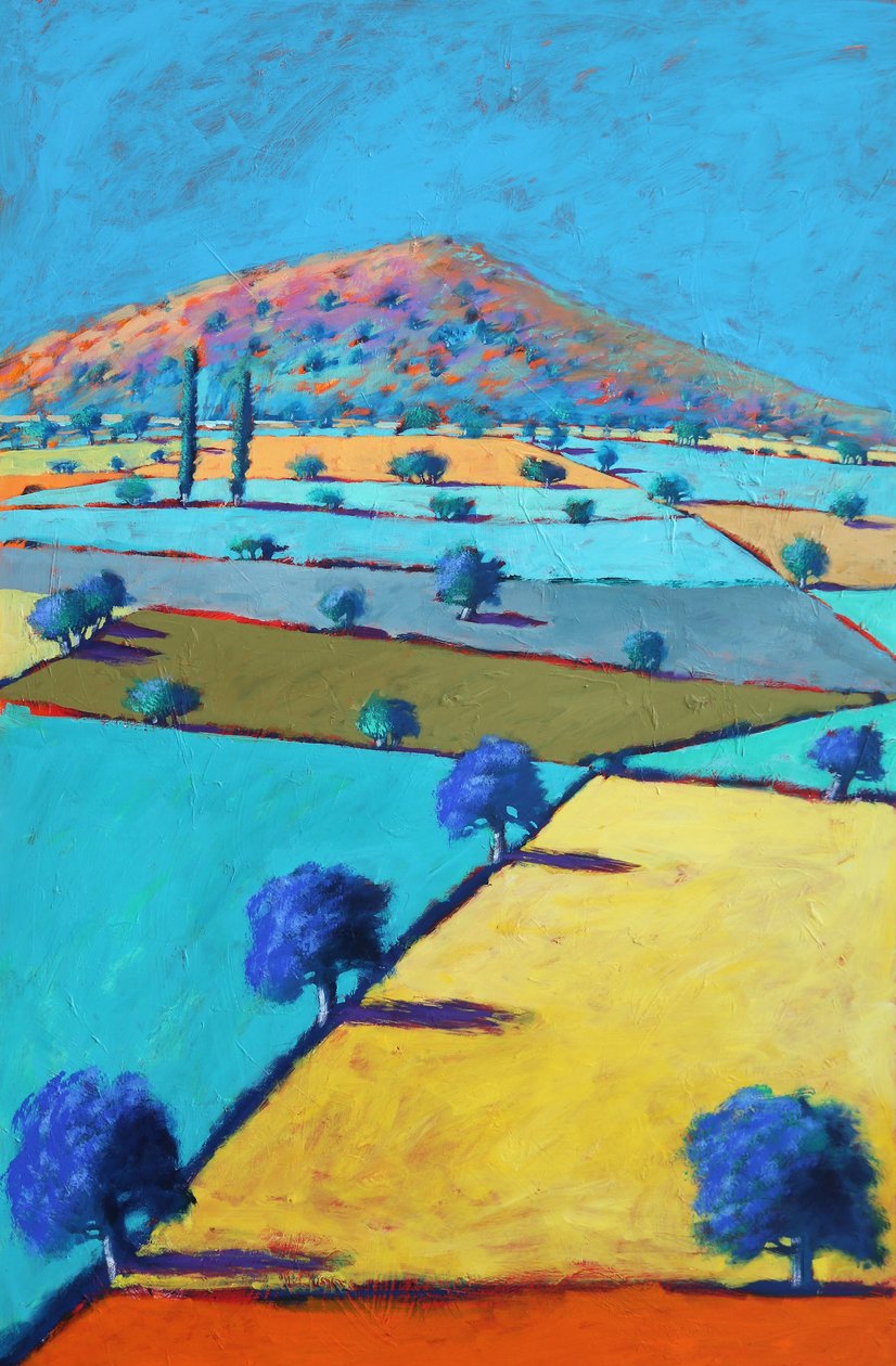 De Castlemorton, 2021 (acrylique sur panneau) - Paul Powis