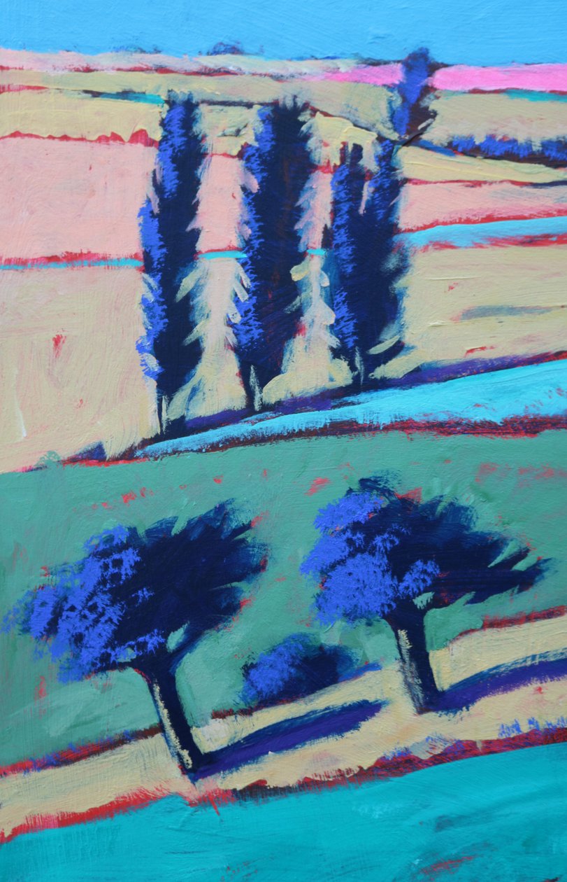 Dans la vallée #3, 2022 (acrylique sur panneau) - Paul Powis
