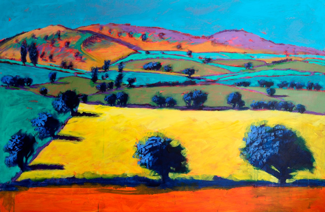 North Hill, 2024 (acrylique sur panneau) - Paul Powis