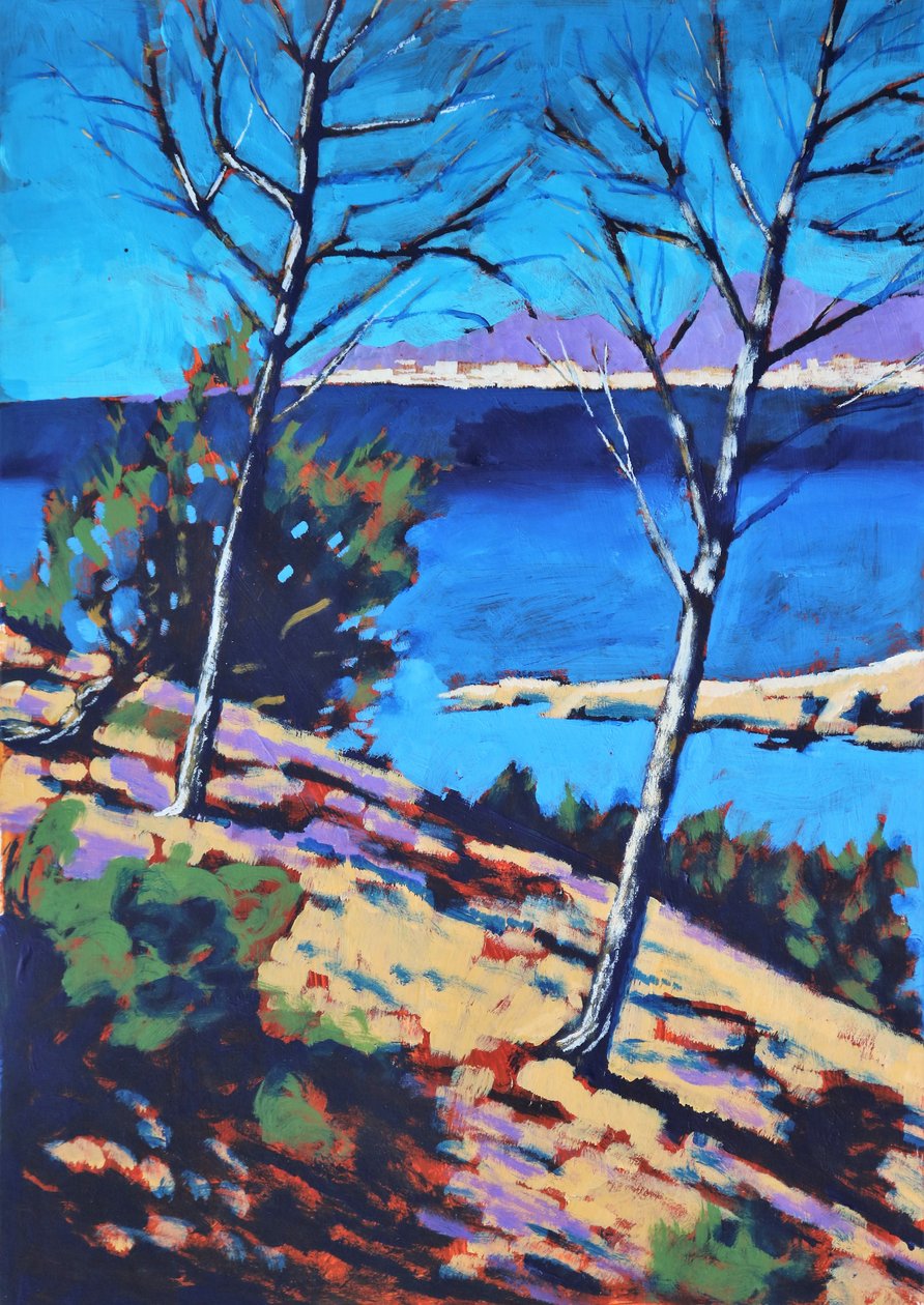 Peguera, 2021 (acrylique sur papier) - Paul Powis