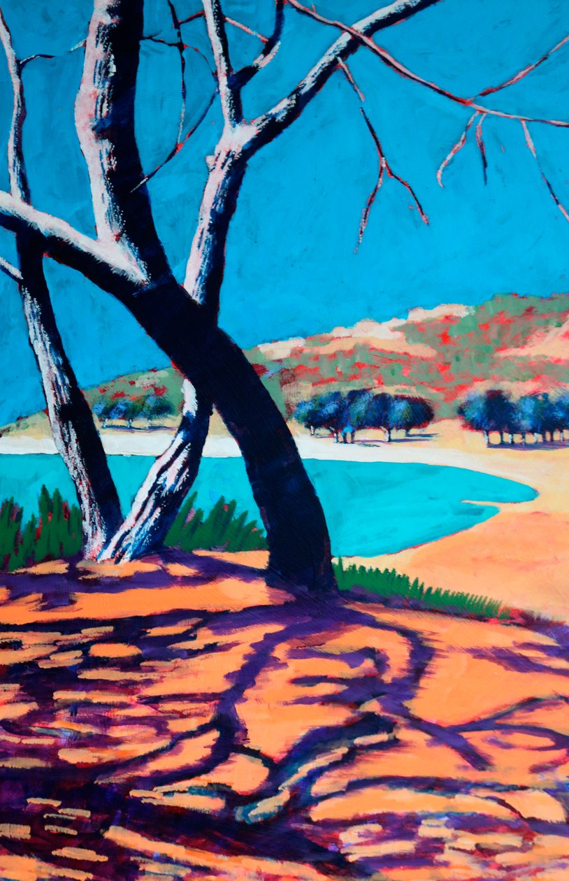 Peguera #2, 2021 (acrylique sur panneau) - Paul Powis