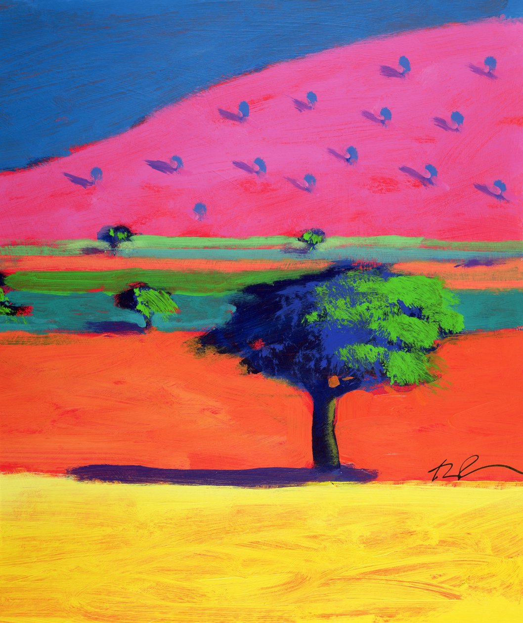 Colline rose - Paul Powis
