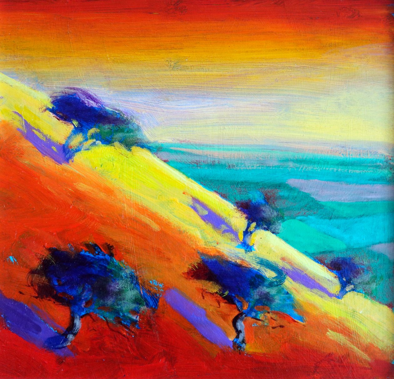 Ragged Stone, 2024 (acrylique sur panneau) - Paul Powis