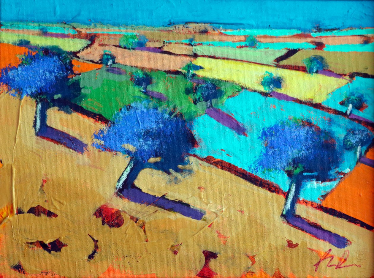 Crête, 2024 (acrylique sur panneau) - Paul Powis