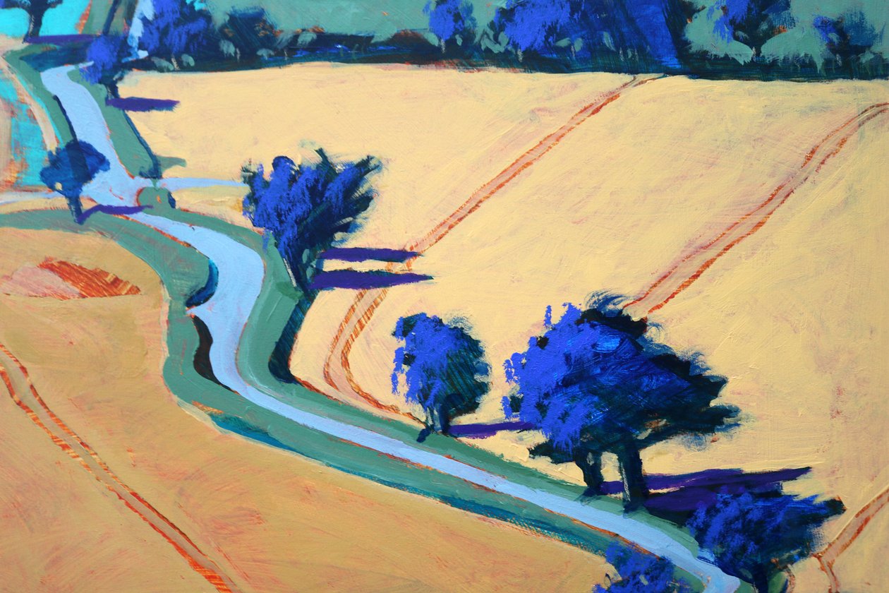 Rural Lane #2, 2022 (acrylique sur panneau) - Paul Powis