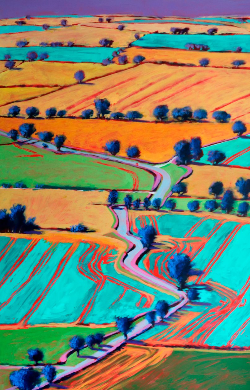 Vers Welland #3 (détail),2024 (acrylique sur panneau) - Paul Powis