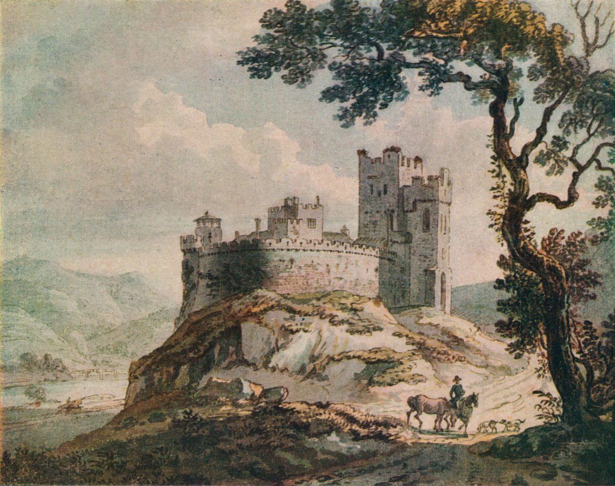 Un vieux château, vers 1764 - Paul Sandby
