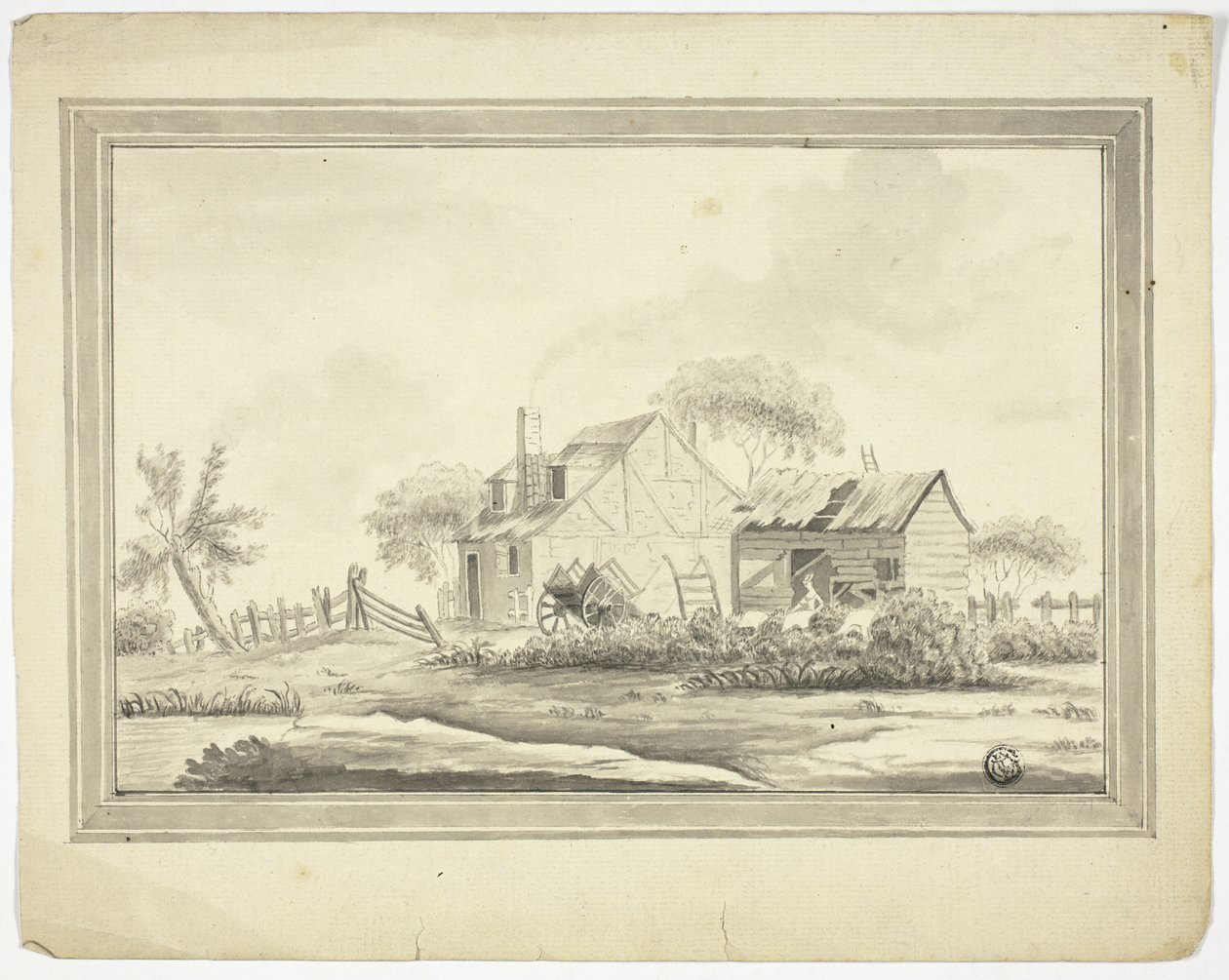 Ferme - Paul Sandby