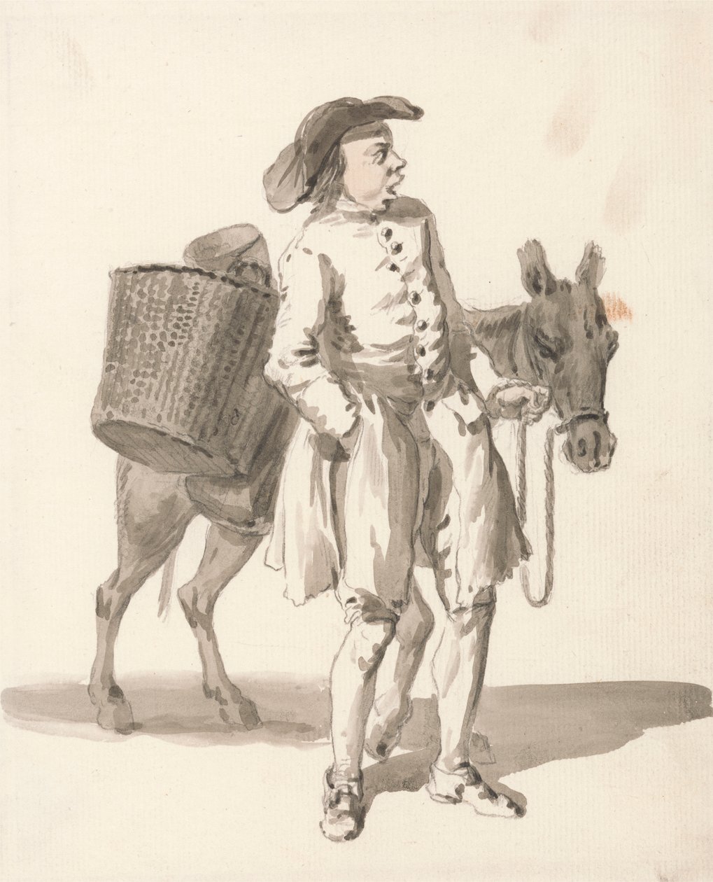 Les cris de Londres : Garçon avec un âne - Paul Sandby