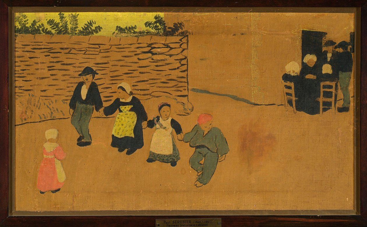 Bretonisches Paneel mit Kindern - Paul Sérusier