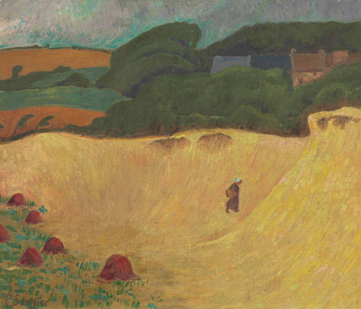 La plage des Grands Sables au Pouldu - Paul Sérusier