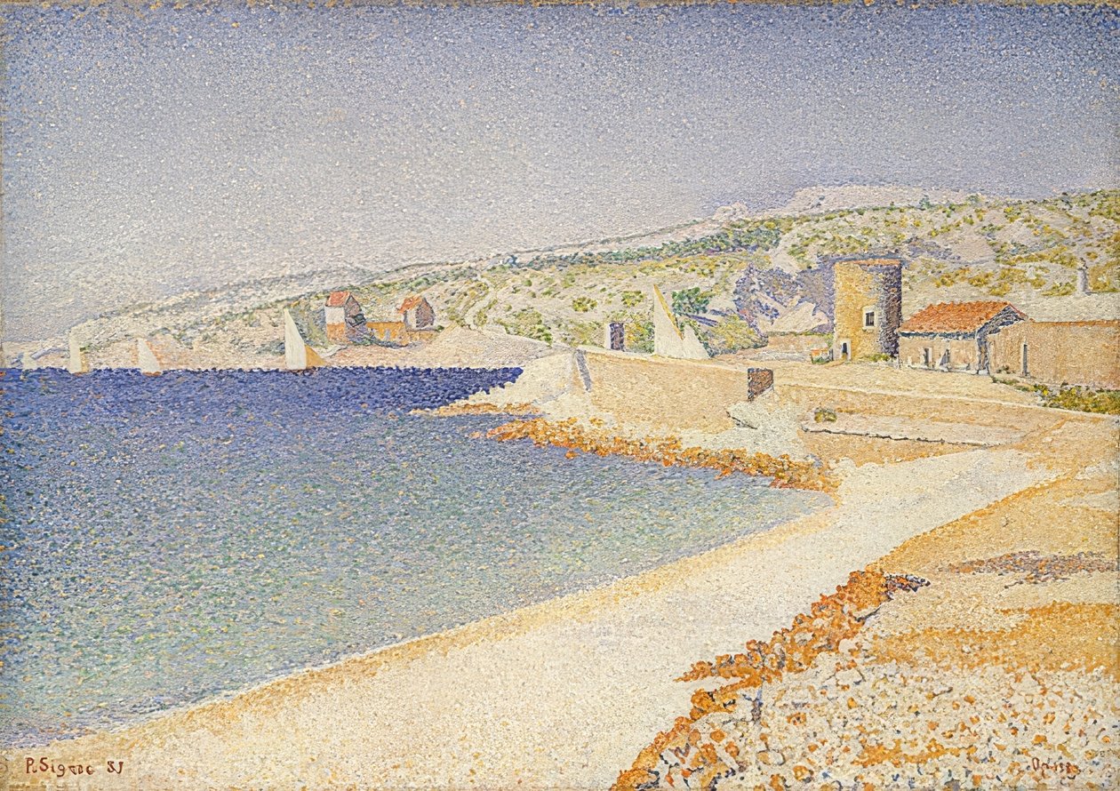 Le quai à Cassis, Opus 198. 1889 - Paul Signac