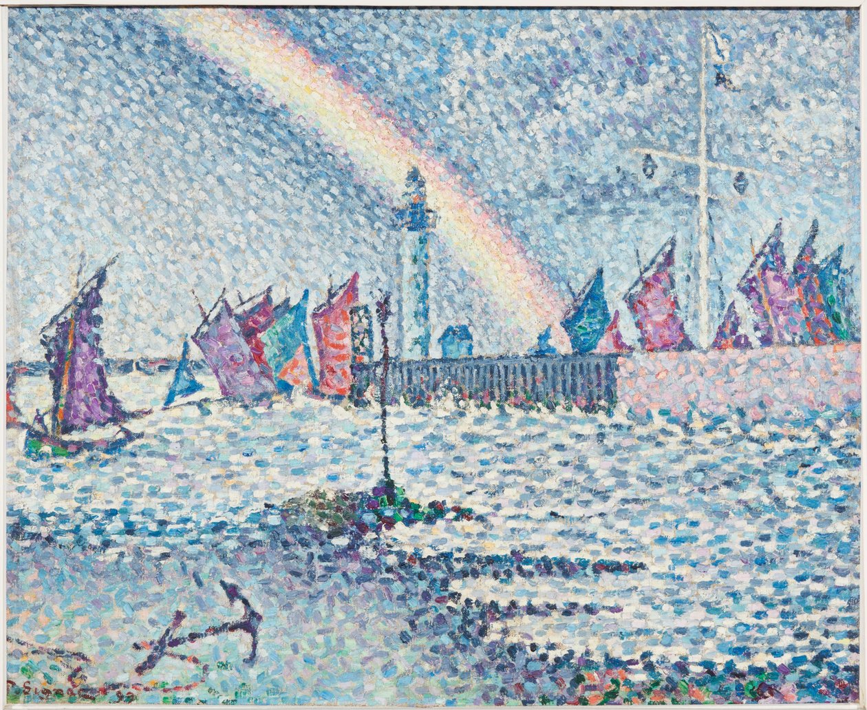 Entrée du port de Honfleur - Paul Signac