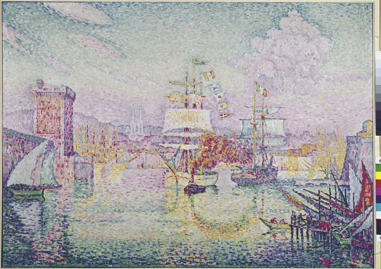 Entrée du port de Marseille - Paul Signac